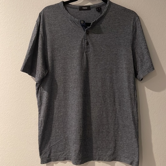Theory Men's Combo Feeder Stripe Henley Retail - Picture 5 of 7